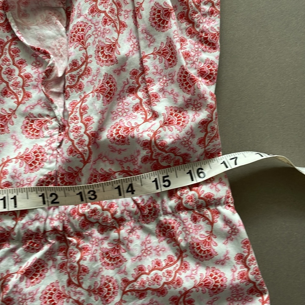 Rebecca Taylor Pink Floral Cotton Jumpsuit - Picture 9 of 16